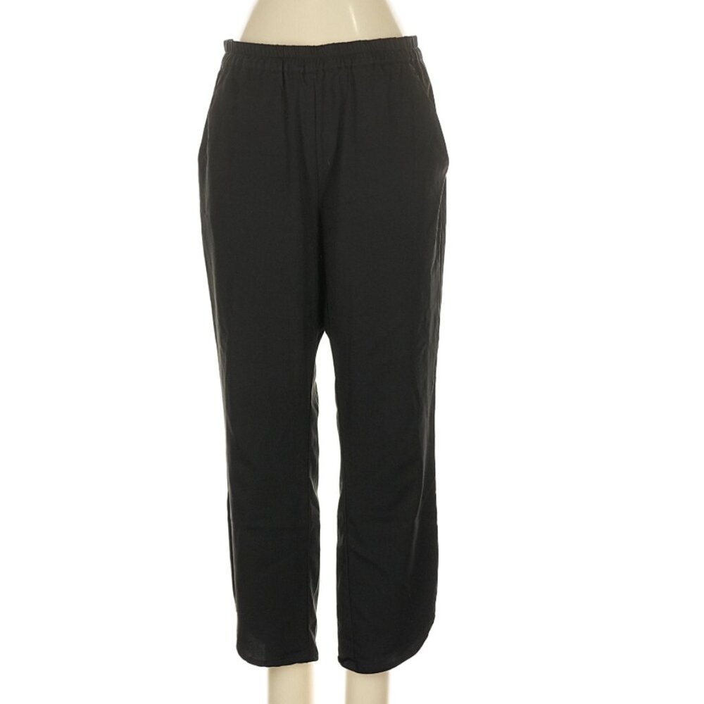 Marine Layer Black Casual Tencel Allison Pant - Women's Pants